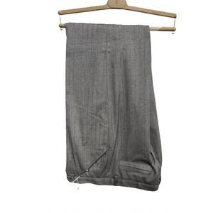 NEW BRUNELLO CUCINELLI mens 5 pocket herringbone cotton pant in black/white